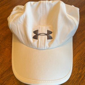 Women's White Under Armour Running Hat - One Size Fits All